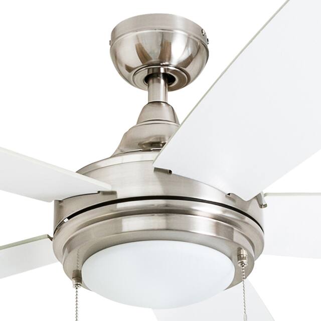 Honeywell Ventnor Brushed Nickel Integrated LED Ceiling Fan On Sale Overstock 25738844